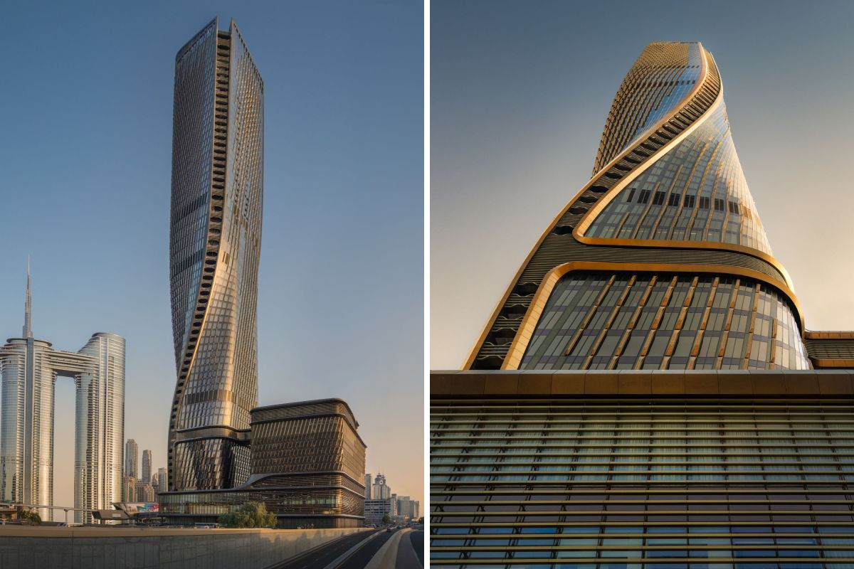 Dubai Unveils Twisting Ceramic-Clad Skyscraper Designed To Beat Heat