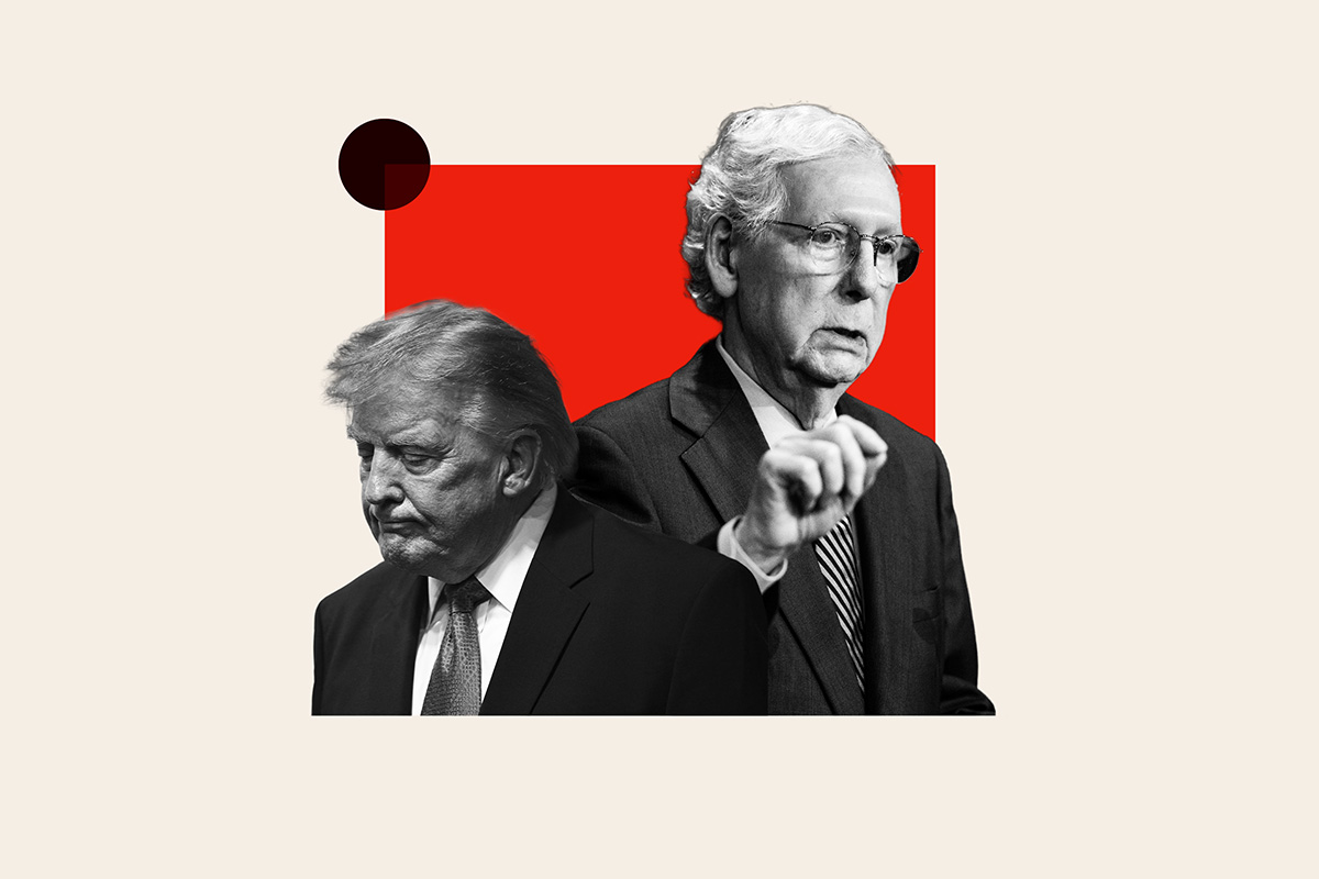 Trump Can’t Escape Mitch McConnell in Kentucky