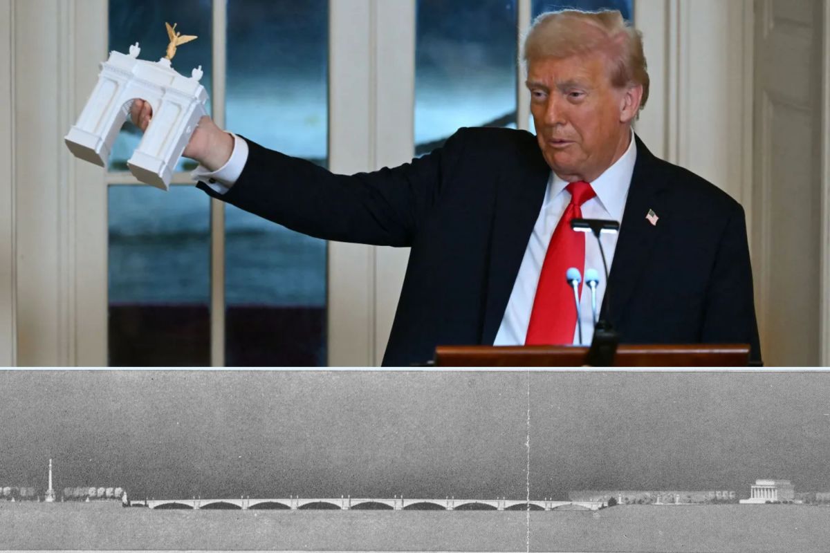 The Original 1924 Columbia Island Design Trump Admin Citing To Build Arch