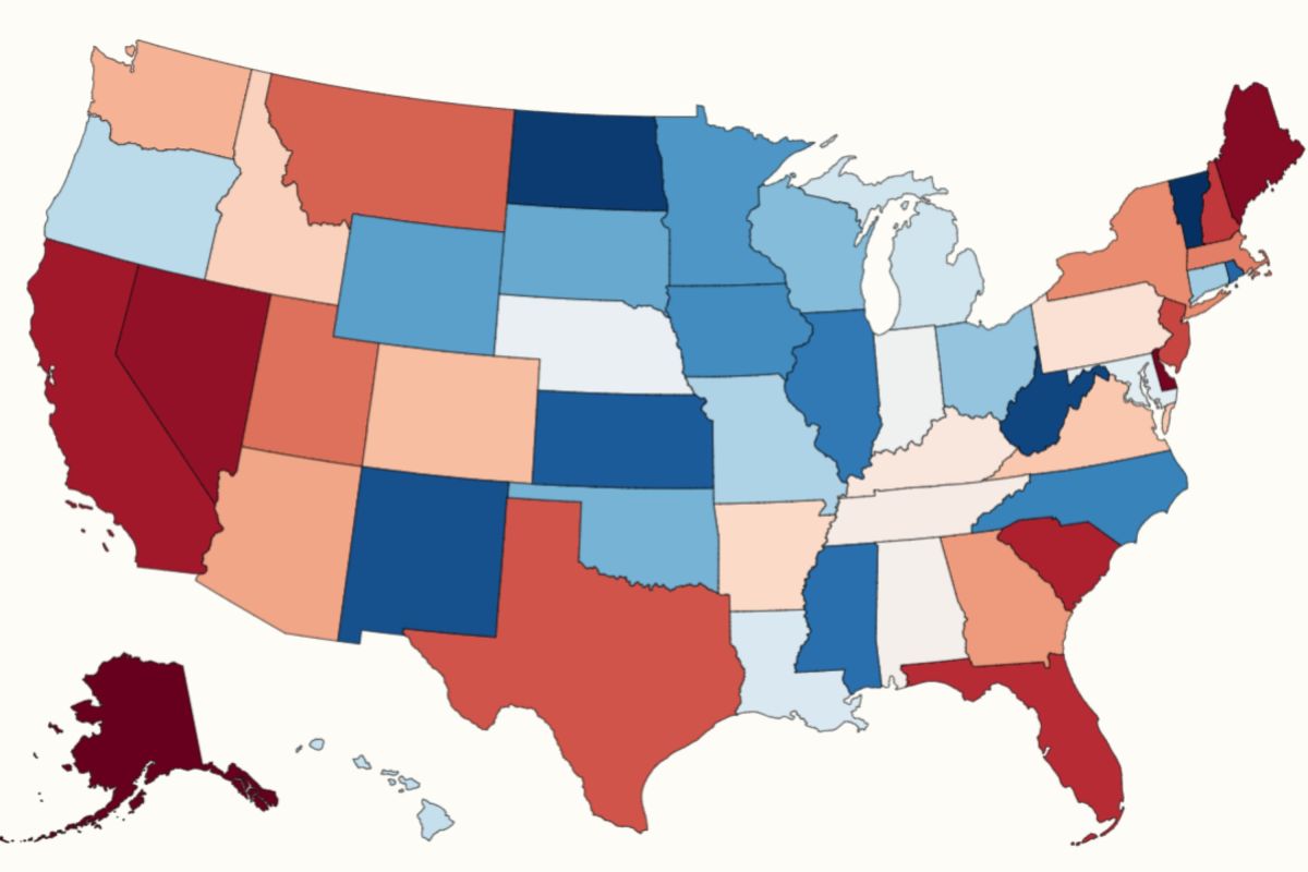Map Reveals States Where Mortgage Debt Rising Fastest