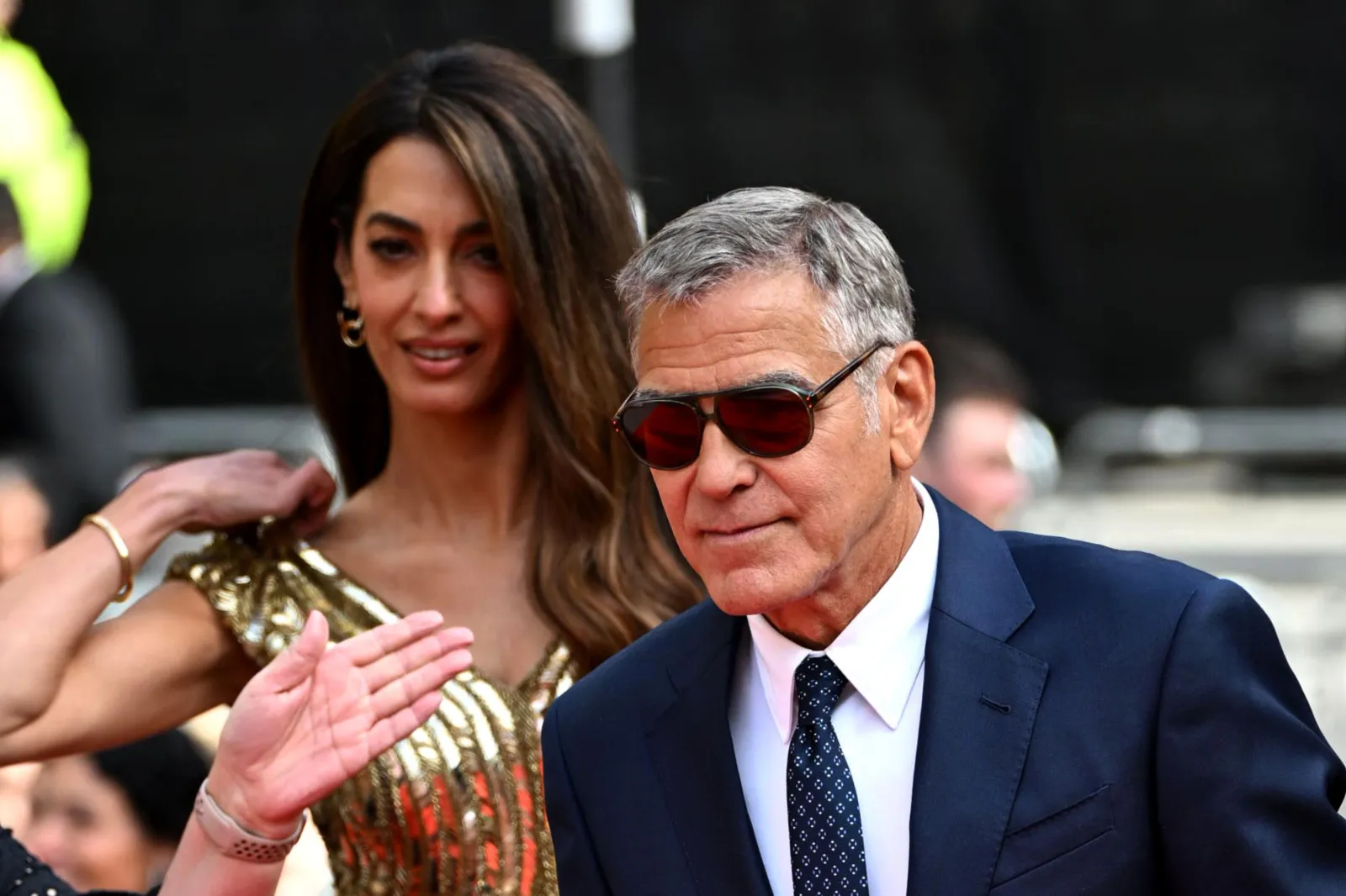 Amal Clooney and George Clooney attend 'The King's Trust 50th Anniversary Celebration' at the Royal Albert Hall, in London, England, on May 11, 2026.