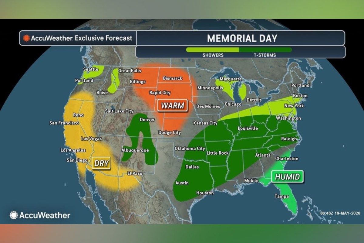 Maps Show Memorial Day Weekend Weather in Every State