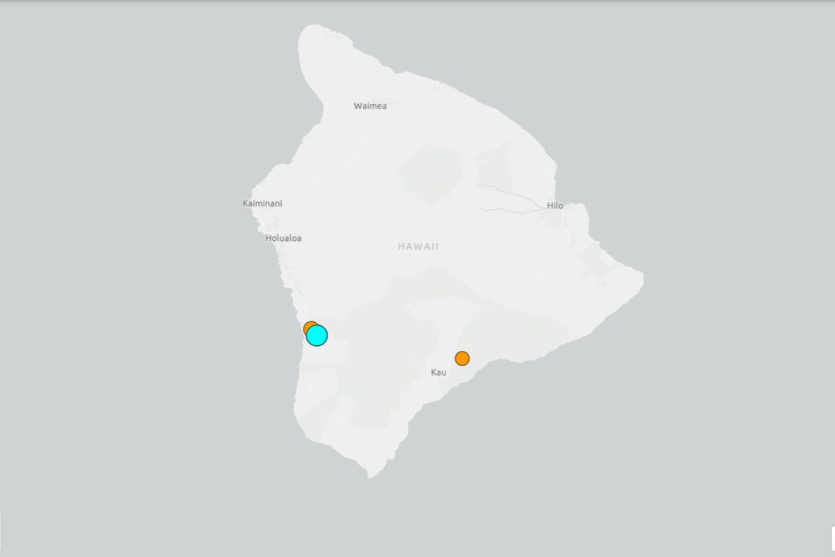 Strong Magnitude 6 Earthquake Strikes Off Hawaii