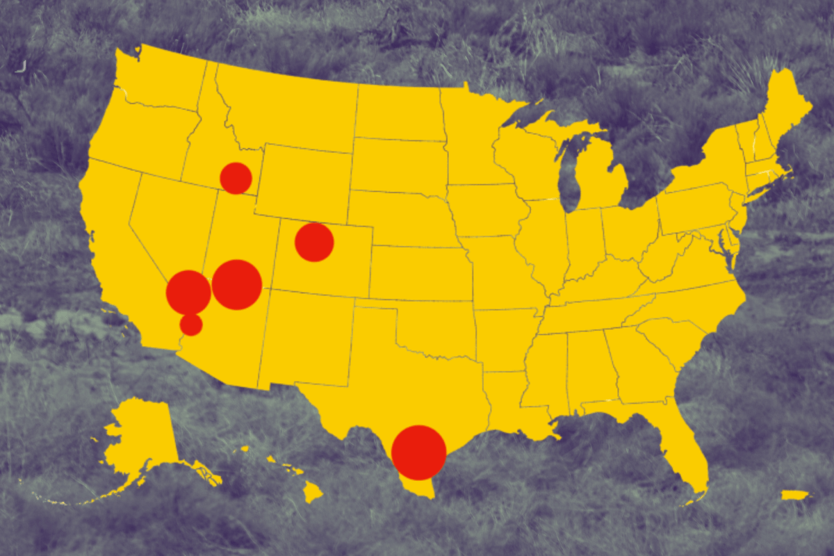 Map Shows 6 US Reservoirs at Their Lowest May Levels in 30 Years