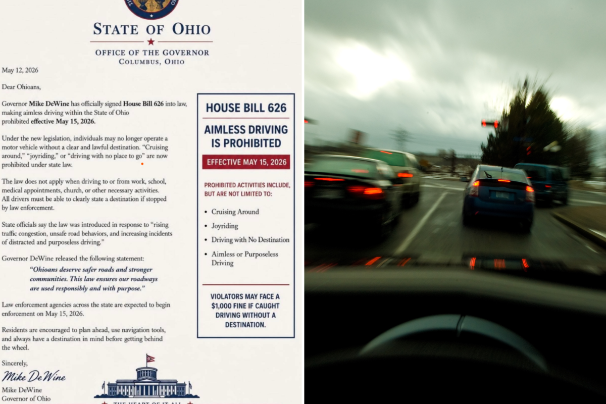 False Claims of Law Banning 'Aimless Driving' Spread Online