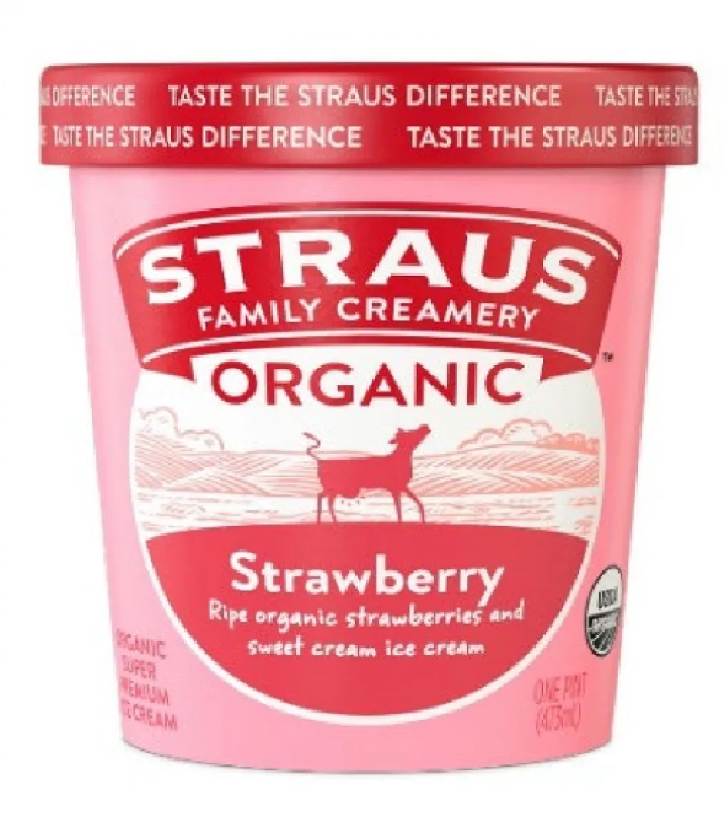 Straus Family Creamery is voluntarily recalling small numbers of select flavors and sizes of the company's Organic Ice Cream. (Photo from the U.S. Food and Drug Administration)