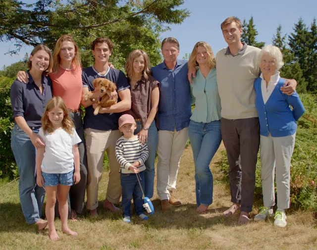 A photo of Jonathan Bush's family provided by his campaign website.