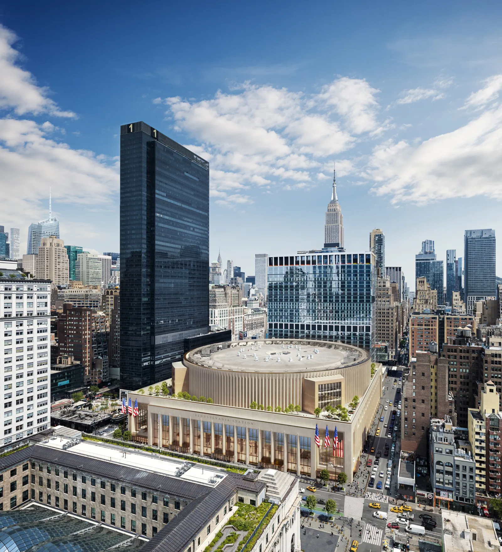 Penn Station rendering.