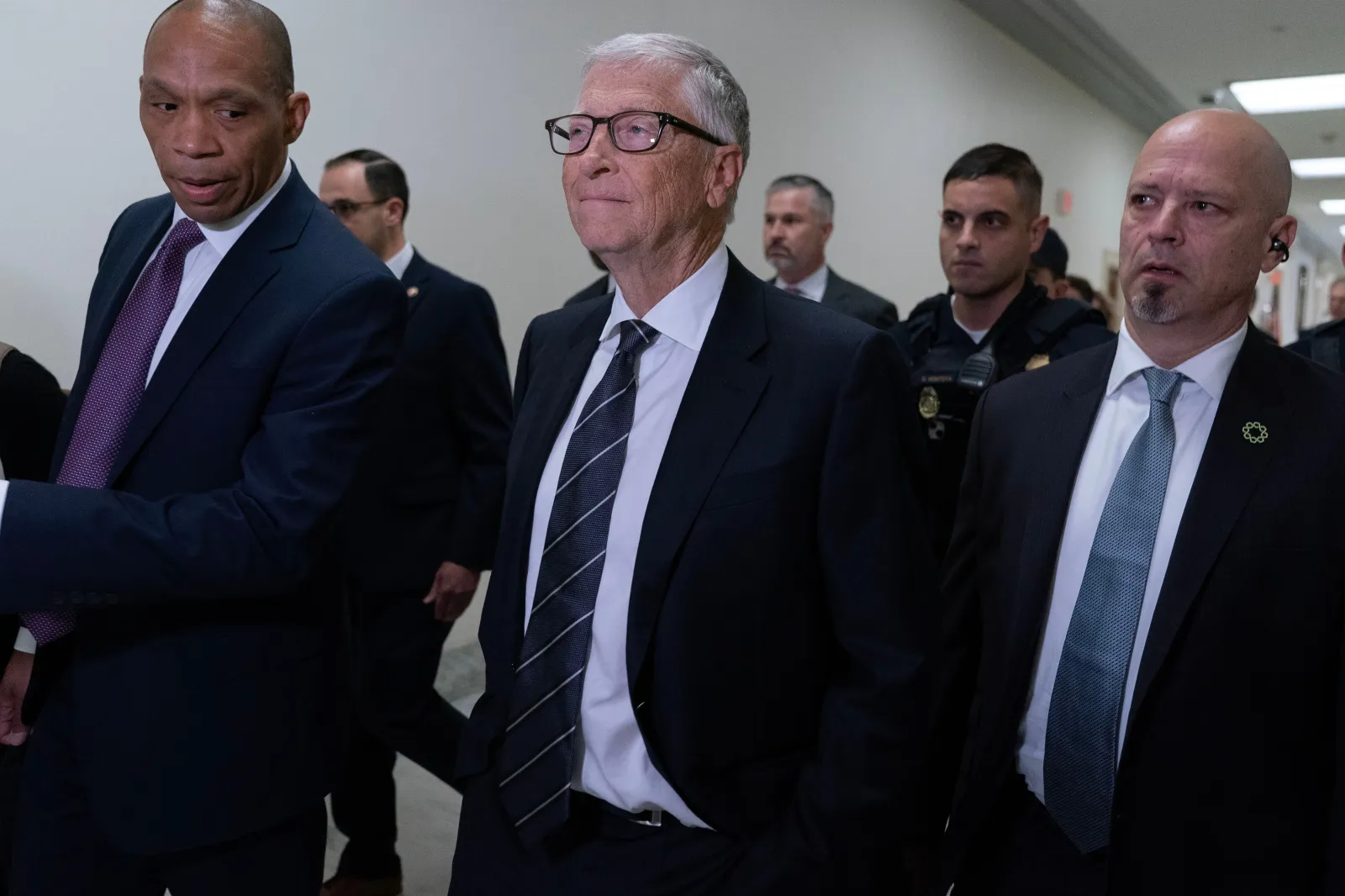 Bill Gates, co-founder of Microsoft, arrives on Capitol Hill for a closed-door interview with the House Oversight Committee investigating convicted sex offender Jeffrey Epstein, in Washington, Wednesday, June 10, 2026. (AP Photo/Jose Luis Magana)