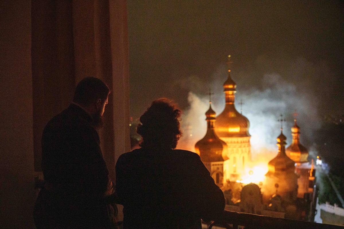Russian Strike on Kyiv Monastery Serious 'Crime Against Christian Culture'