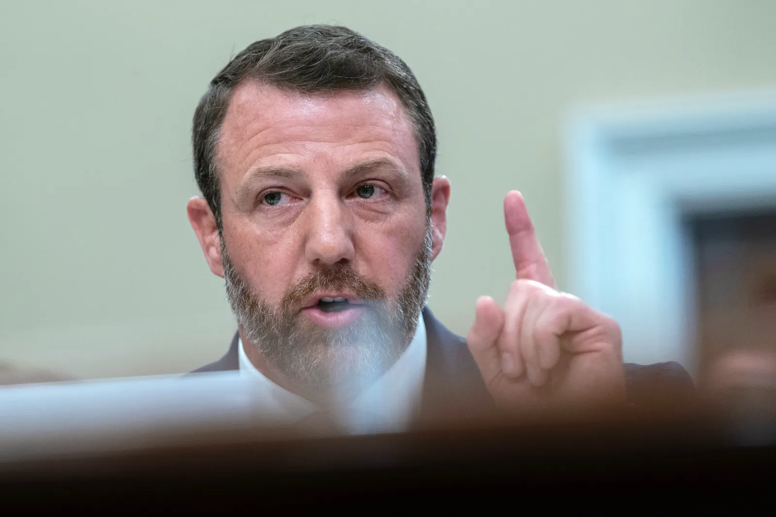 Homeland Security Secretary Markwayne Mullin testifies before the House Committee on Appropriations subcommittee on Homeland Security on Capitol Hill, Thursday, June 25, 2026, in Washington.