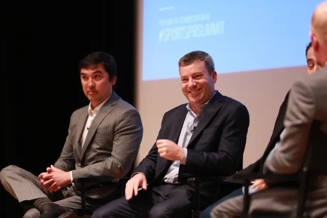 Chris Stone, Managing Editor, Sports Illustrated, left, and