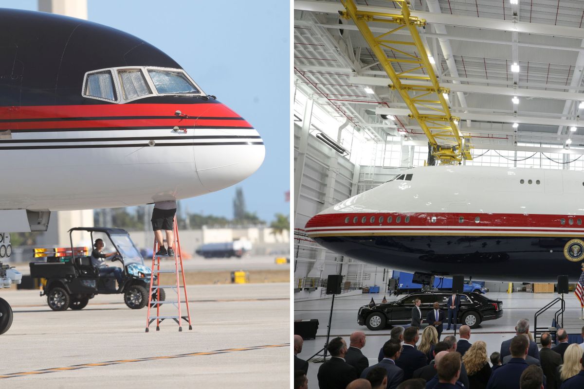 How New Air Force One Plane Compares to Trump’s Luxury Private Jet