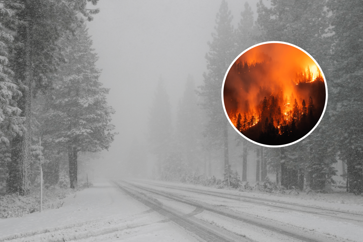 Winter Storm Watch, Wildfire Warning Hit Idaho at Same Time