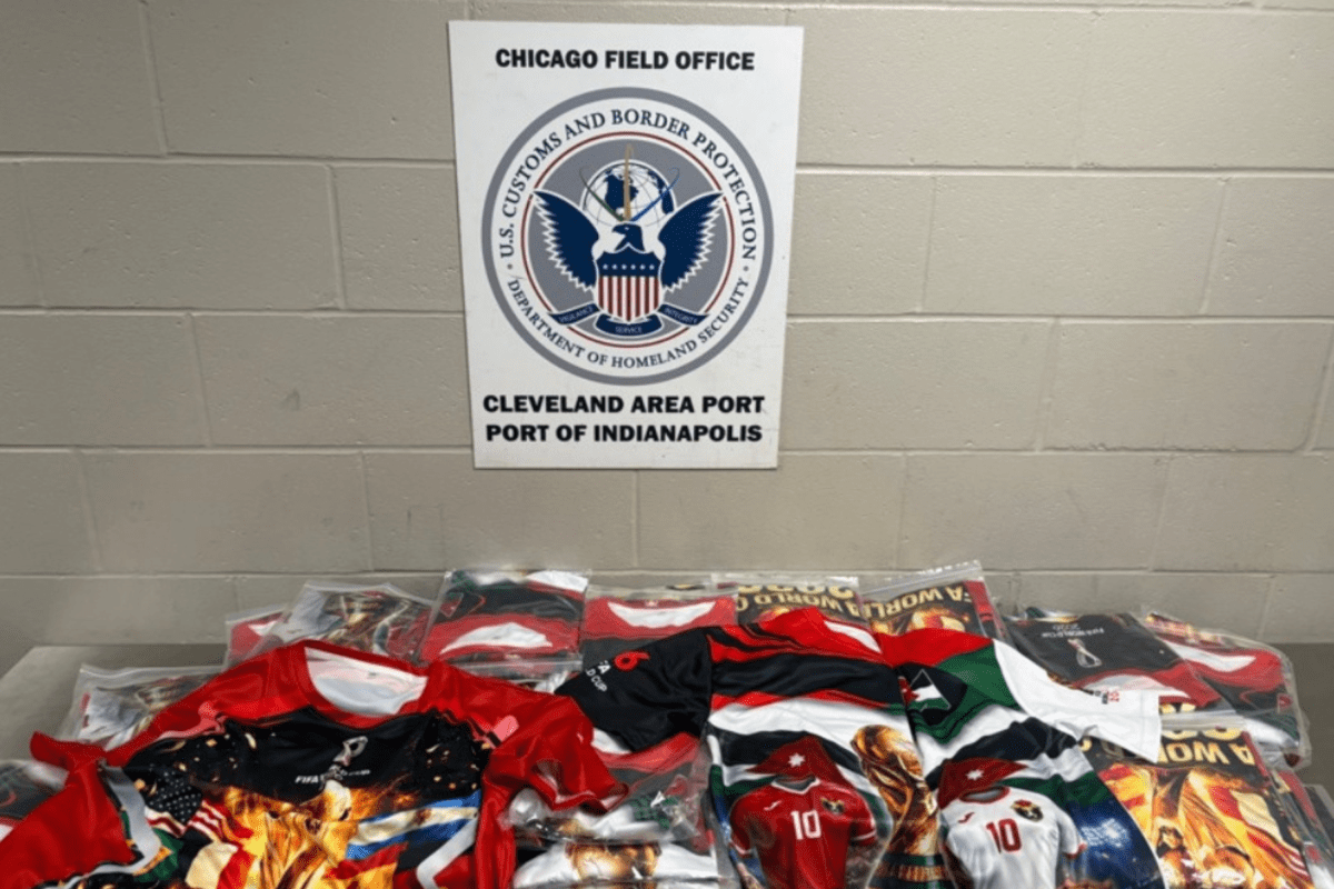 Immigration Agents Seize $135k of Fake FIFA World Cup Merchandise