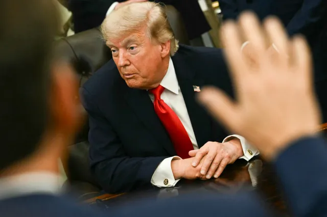 Donald Trump speaks before signing a proclamation in the Oval Office of the White House in Washington, DC, on June 11, 2026.