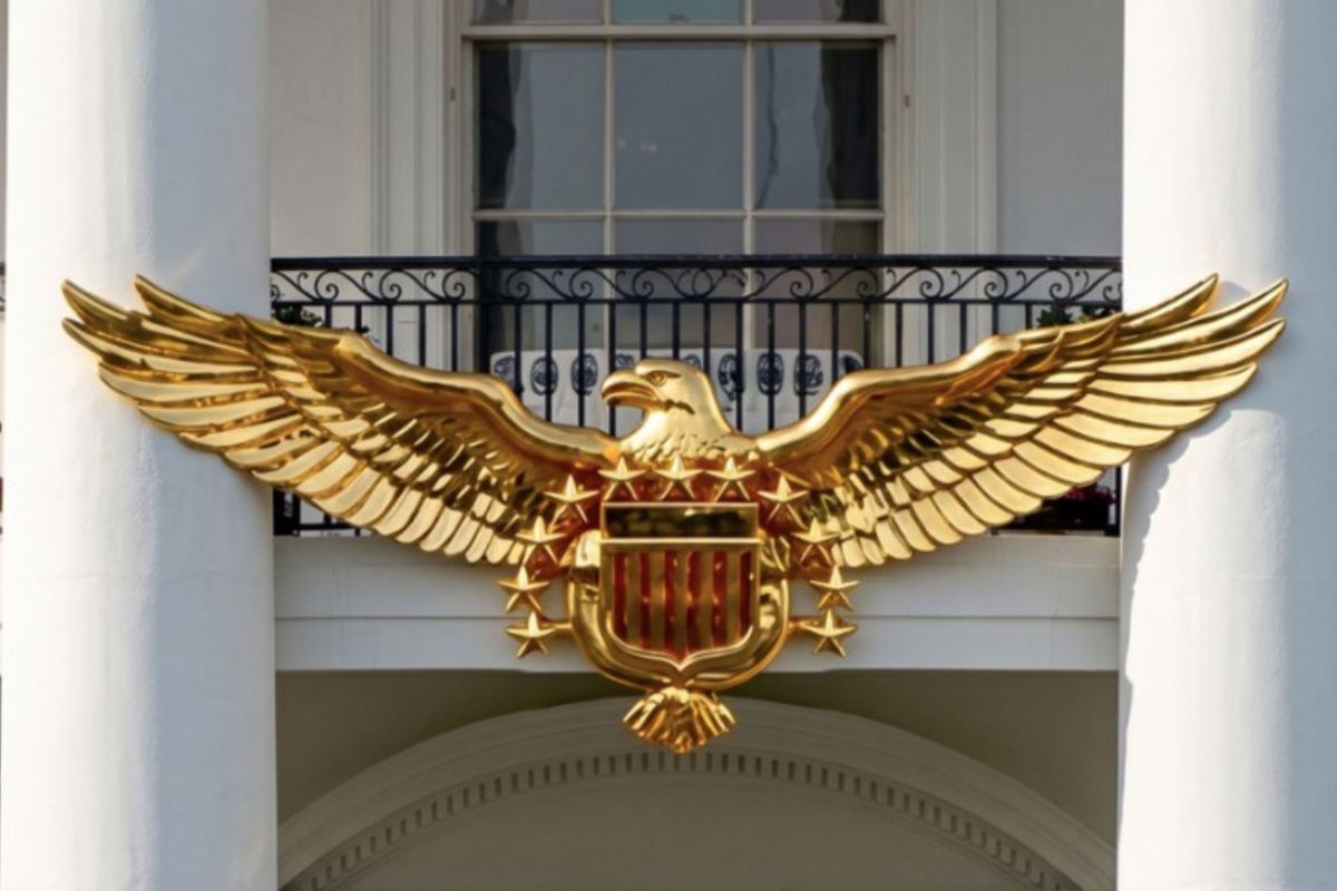 Trump Posts Image of 'Golden Gift' For White House's 250th Birthday