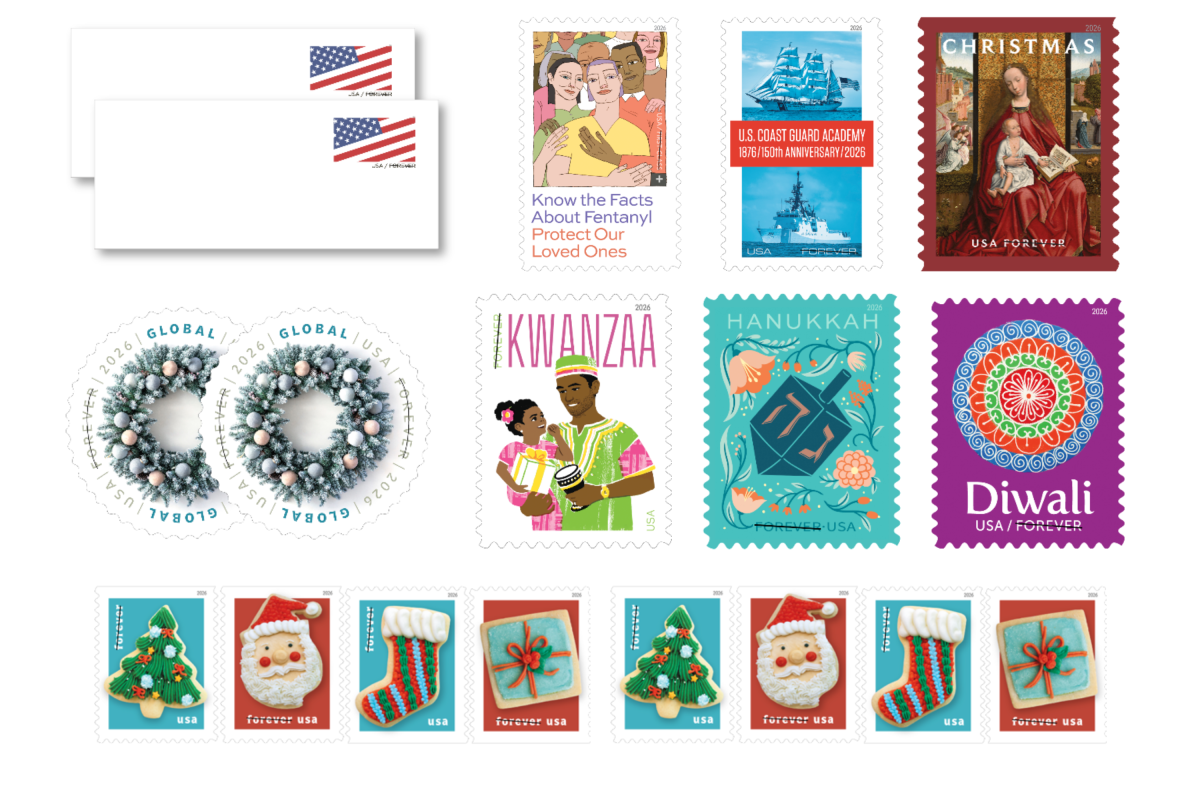 USPS New Stamps for 2026–And the Cities They Will Launch In