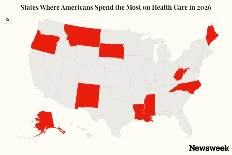 Map Shows Where Americans Spend the Most on Health Care in 2026