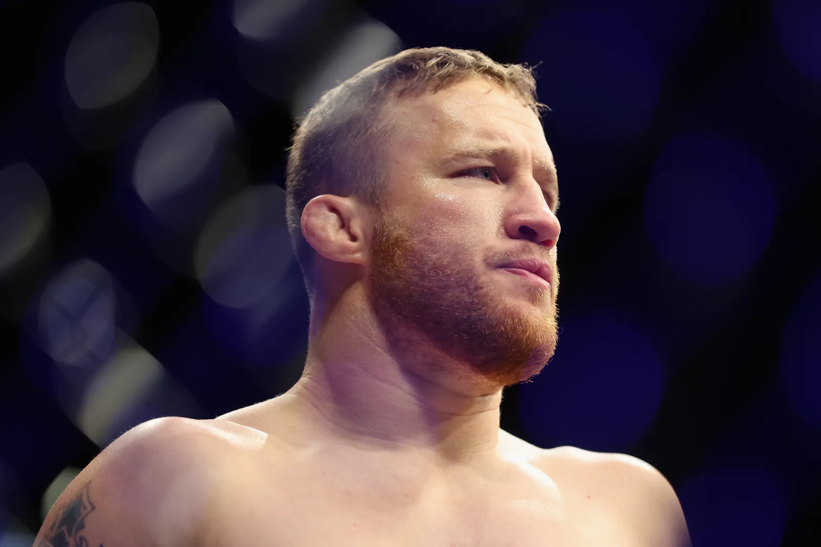 UFC fighter Justin Gaethje at UFC 274 in Arizona