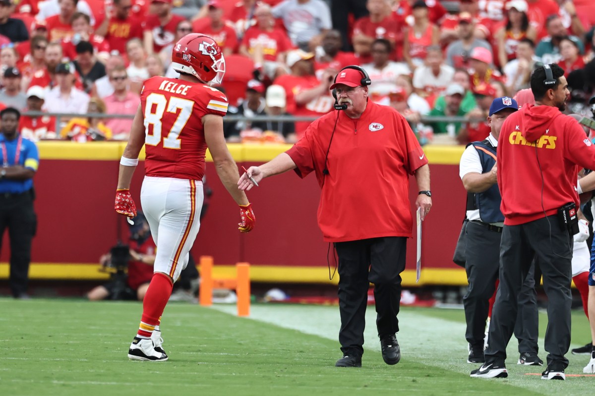 Andy Reid Refuses to Answer Travis Kelce, Taylor Swift Question