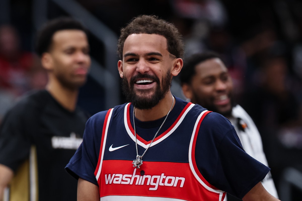 Trae Young Trolls New Teammate AJ Dybantsa During NBA Draft
