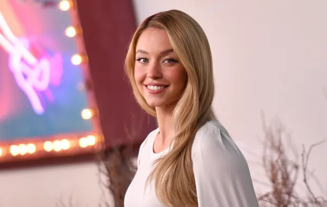Sydney Sweeney smiles at the