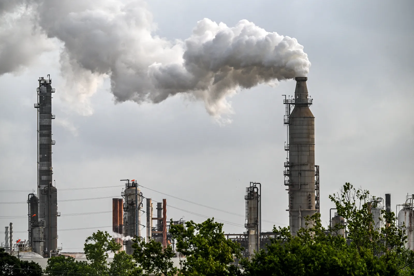 A view of the Valero Houston Refinery in Houston, Texas, on April 29, 2026.