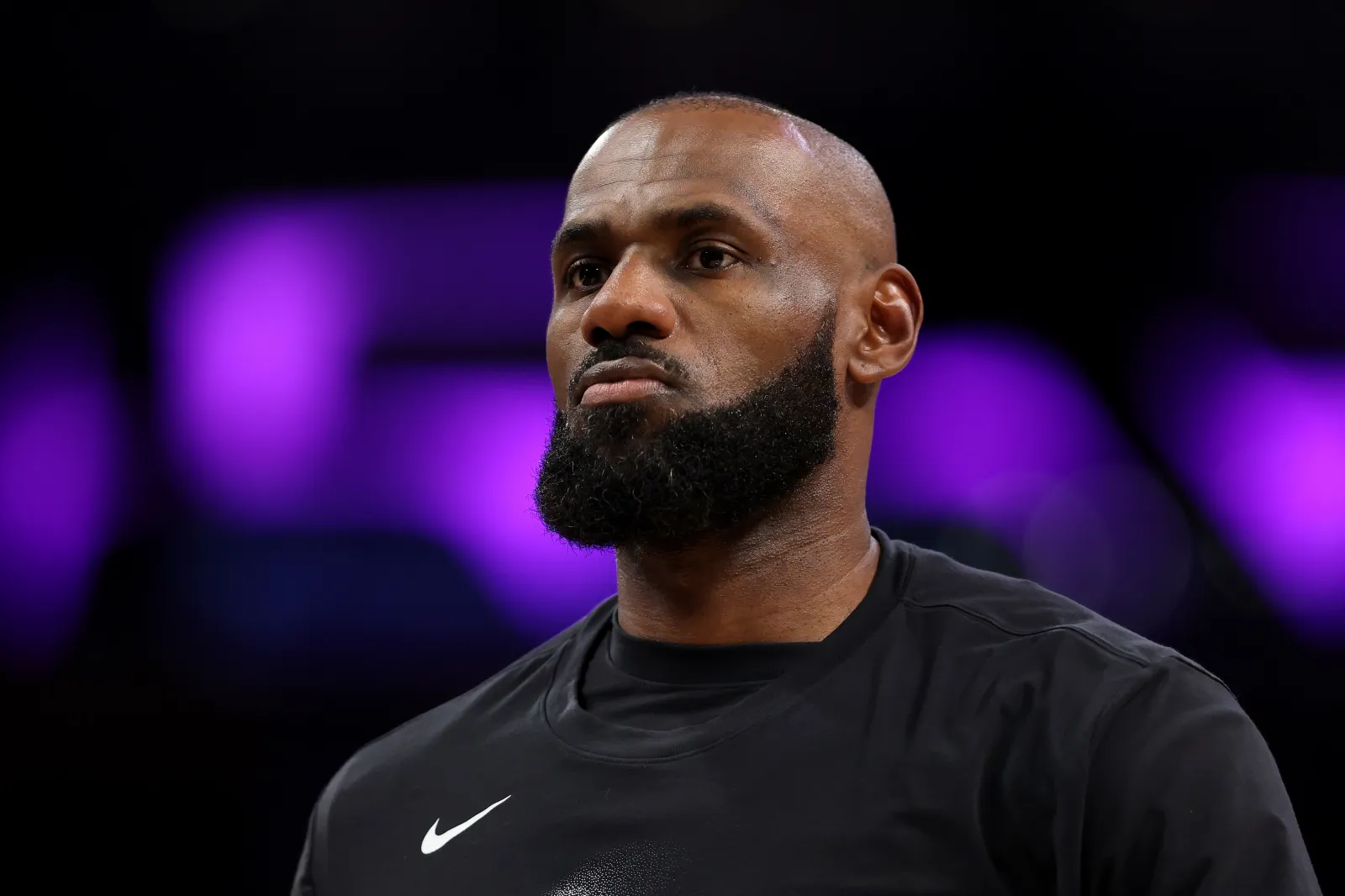 Los Angeles Lakers superstar LeBron James in NBA Playoffs against Oklahoma City Thunder