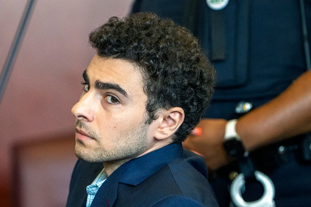 Luigi Mangione appears at an evidence suppression hearing at the Manhattan Supreme Court on May 18, 2026, in New York City.