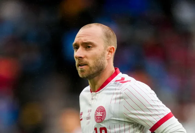 Christian Eriksen was hospitalized after collapsing.