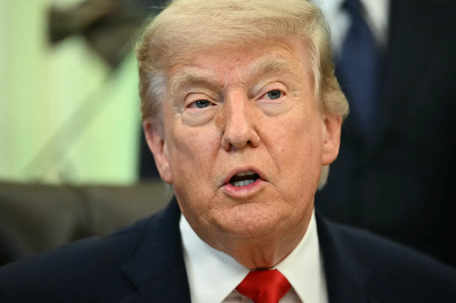 President Donald Trump speaks in the Oval Office of the White House in Washington, D.C., on June 11, 2026.