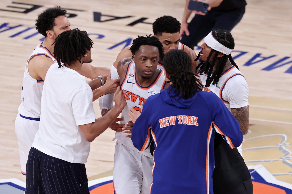 Knicks' OG Anunoby Had Hilariously Stoic Reaction 