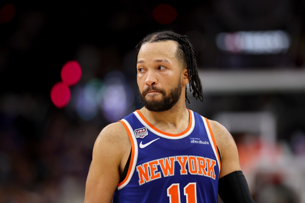 Knicks& 039; Jalen Brunson Explains Postgame Hug After NBA Finals Game 5