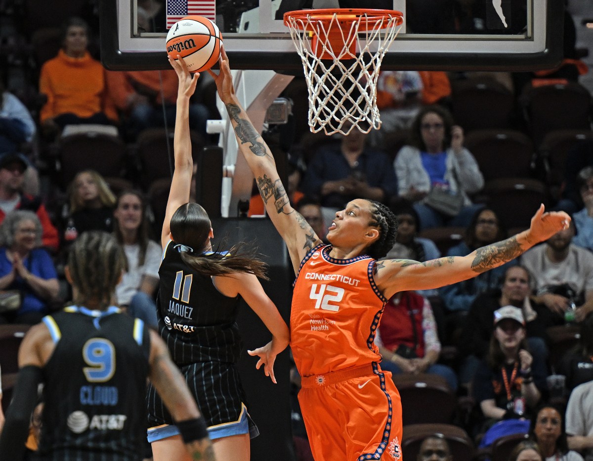 Brittney Griner Makes WNBA History in Sun Blowout of Sky