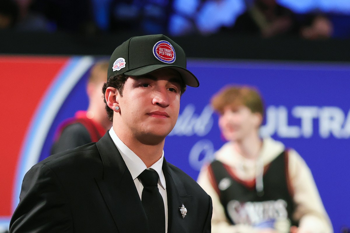 Pistons& 039; Karim Lopez Left Speechless After Making NBA Draft History