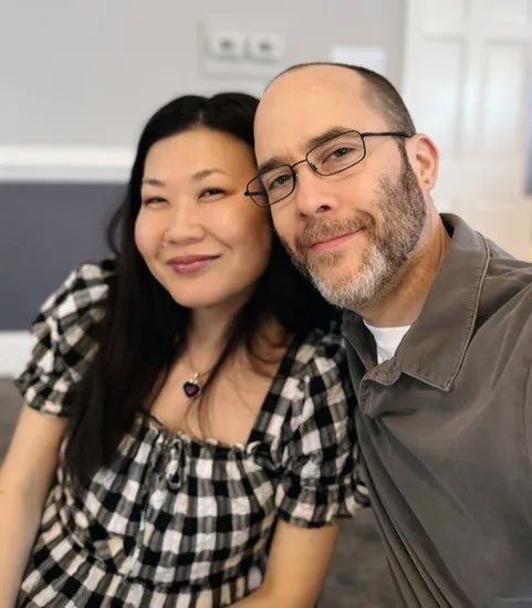 Hawley with her current husband, the one she chose.