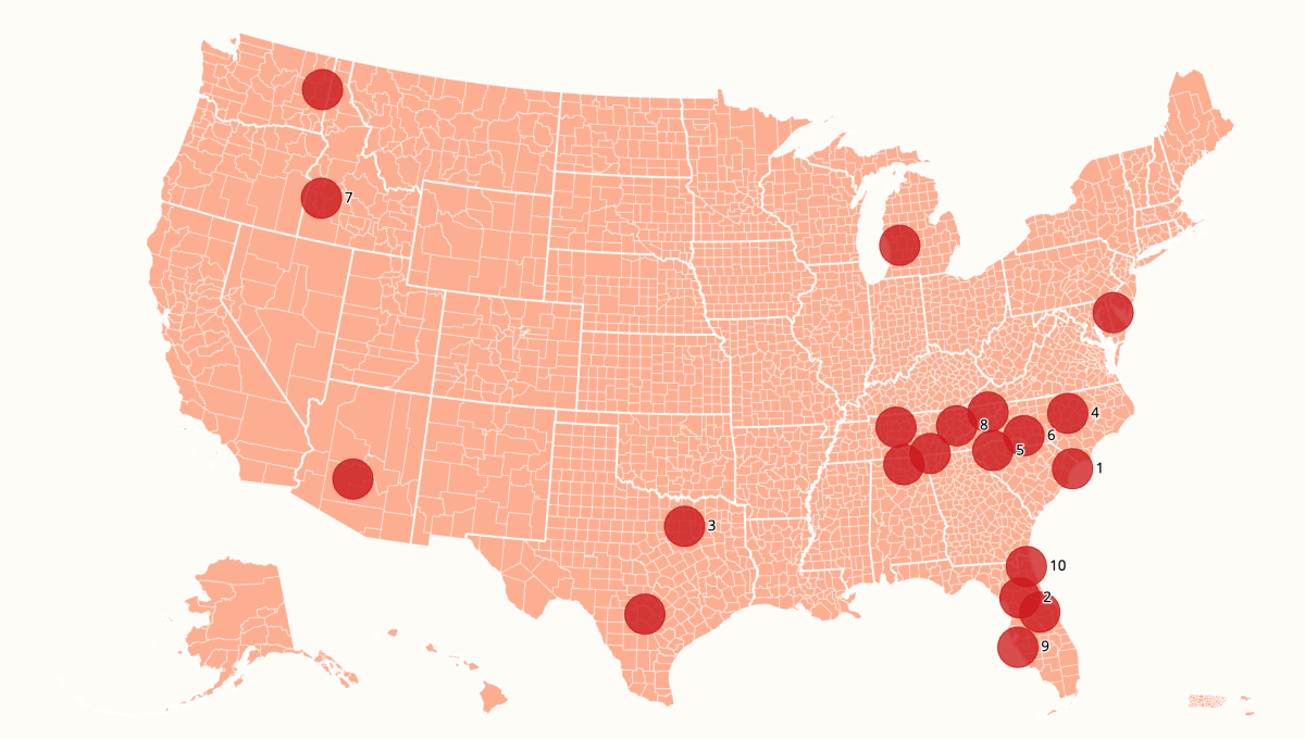 Map Shows Where Americans Are Relocating in 2026, 