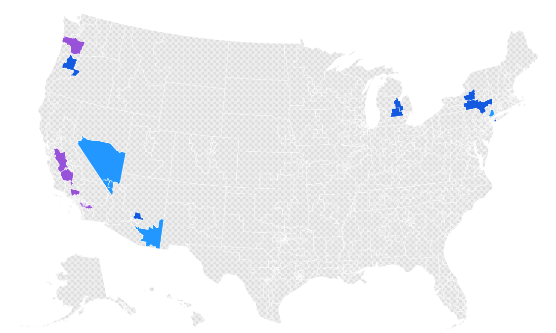US Map Shows Midterm Swing Districts Where Gas Prices Are Hi