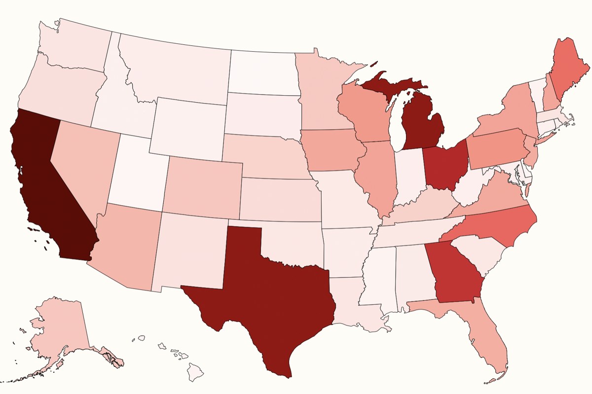 Map Shows Where Midterm Ad Dollars Are Flooding States Map Shows Where Midterm Ad Dollars Are Flooding States