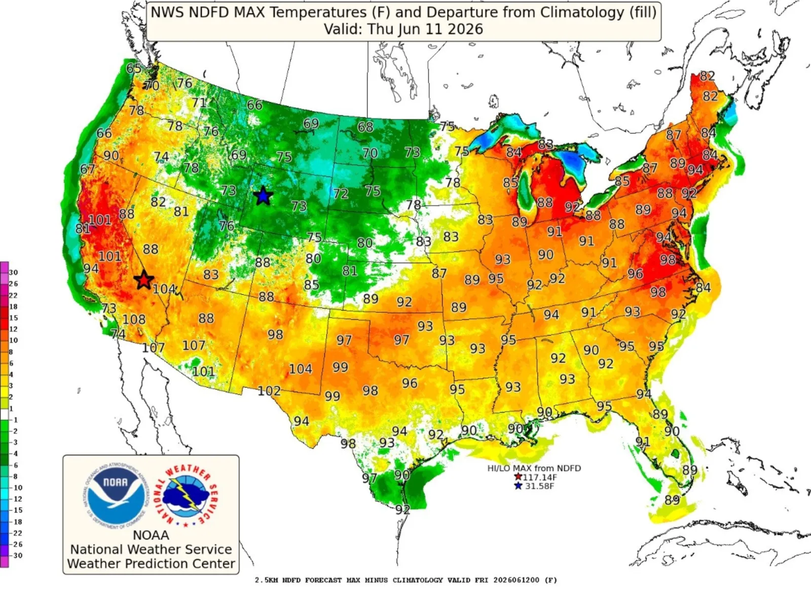 Maps Show Path of Widespread US Heat Wave as Warnings Issued