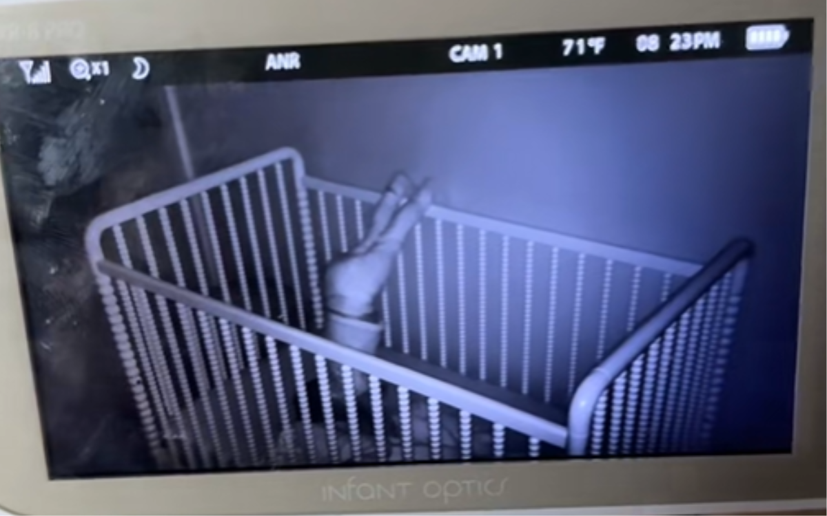 Mom Hears Son &lsquo;Messing Around&rsquo; In Cot, Then She Checks The Babycam