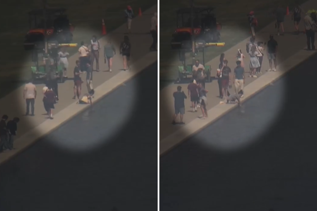 Park Police Release Video In Memorial Pool 'Destruction' Probe—Ask for Help