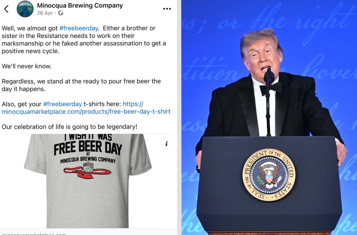 Brewery Slammed Over Trump Assassination Attempt Post Accused of Tax Violations