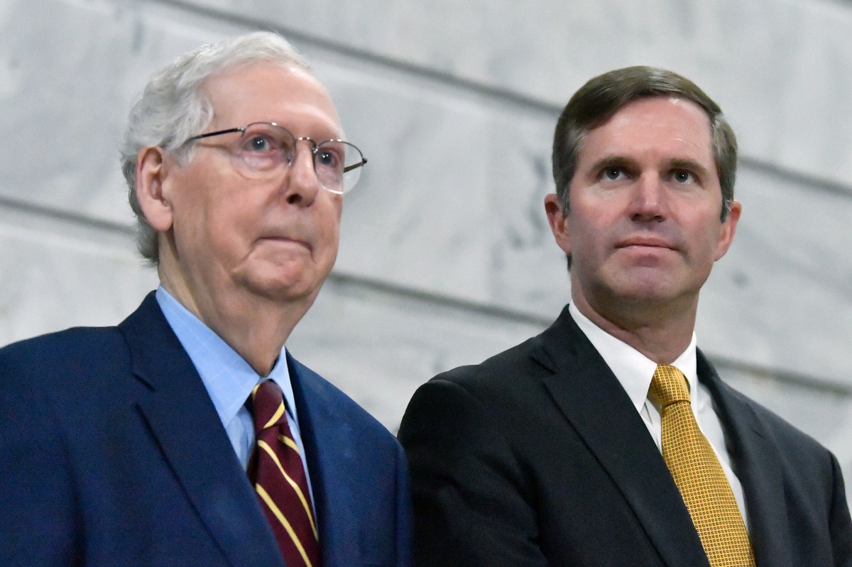 Kentucky Governor Andy Beshear Wants Health Update on Mitch McConnell