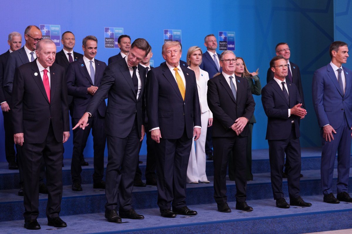 Donald Trump Dwarfed by NATO Leaders