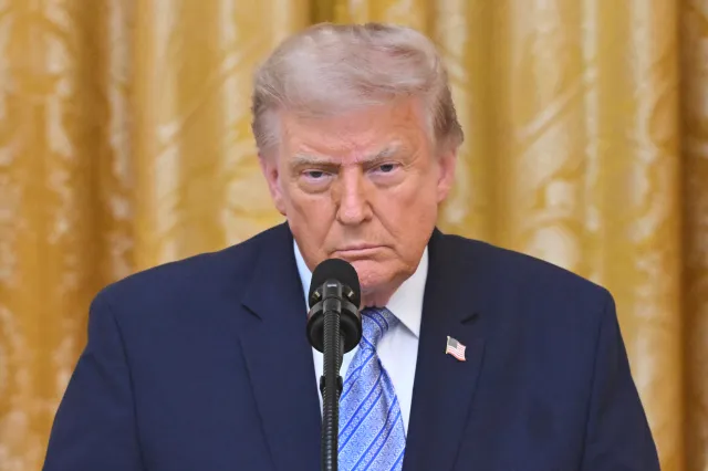 President Donald Trump speaks in the East Room of the White House, Thursday, July 16, 2026, in Washington.