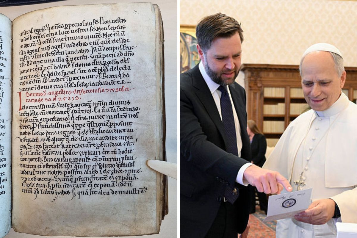 Lost Sermon by Saint in Pope Leo-JD Vance Debate Found 1,600 Years Later