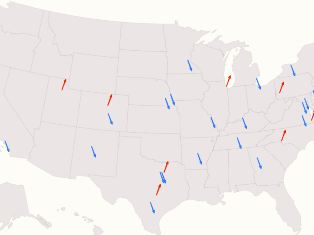 Where Major Crimes Are Rising and Falling in the US