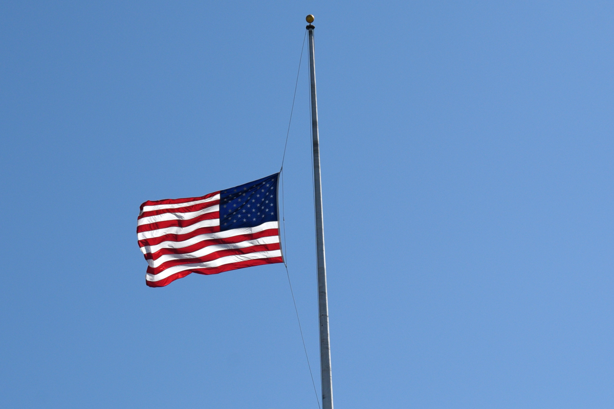 US Flags Ordered To Fly at Half Staff in Ohio and Iowa Today, This Weekend